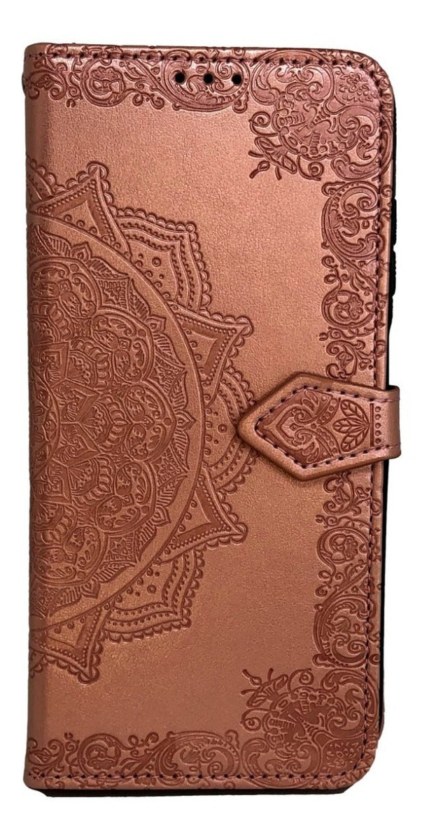 Para Samsung A03s, Funda De Cuero Tipo Billetera Mandala