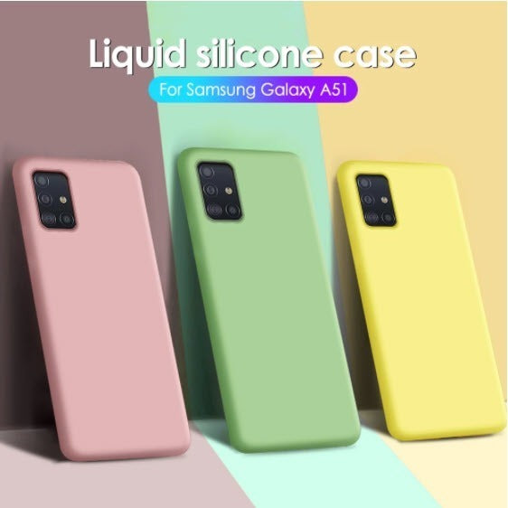 Para Samsung A51 Colores Surtidos Carcasa Silicona Flexible