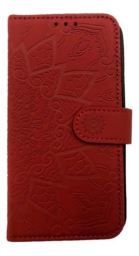 Carcasa Para Samsung S9+ (plus) Billetera Cuero Mandala