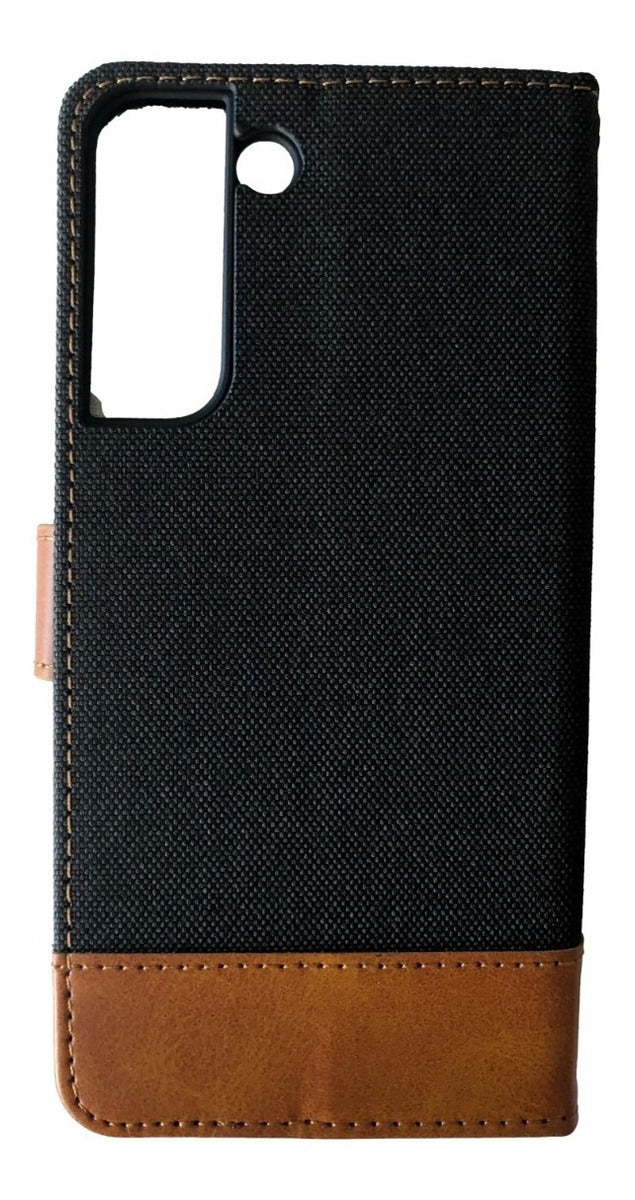 Para Samsung S22+ Funda Billetera Cuero Tela - Colores