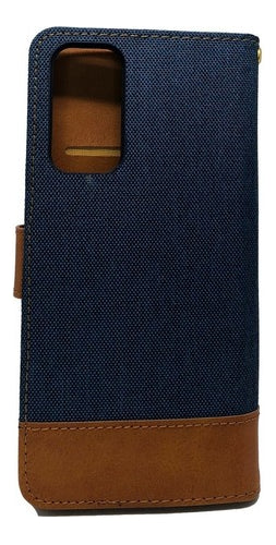 Carcasa Para Samsung S20 Fe - Cuero Y Tela - Colores