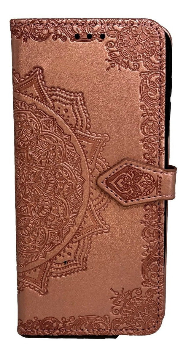 Para Samsung M32 4g, Funda De Cuero Tipo Billetera Mandala