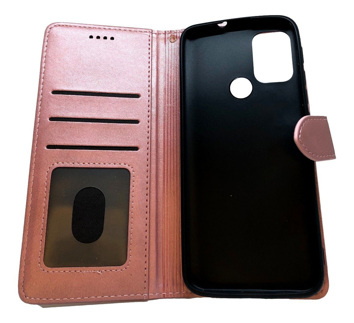 Motorola G10 / G20 / G30, Funda De Cuero Tipo Billetera