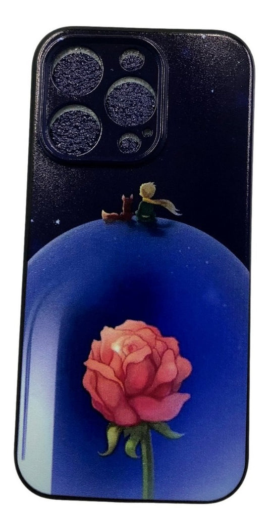 Para iPhone 14 /plus / Pro / Pro Max El Principito Y La Rosa