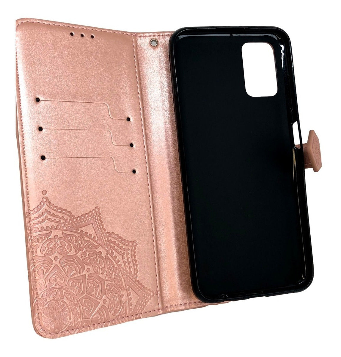 Para Samsung A03s, Funda De Cuero Tipo Billetera Mandala