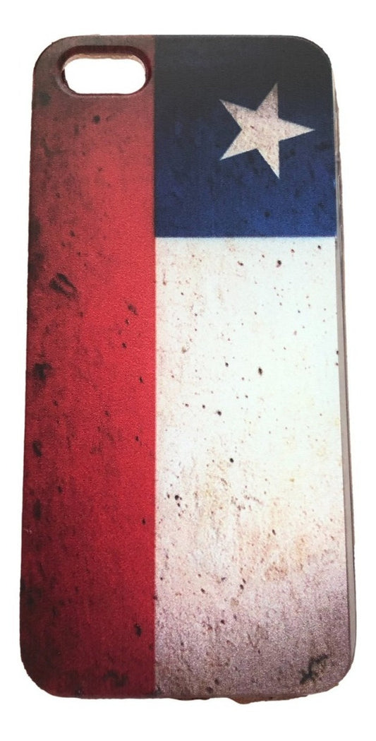 Para Samsung Modelos S - Bandera Chilena - Silicona