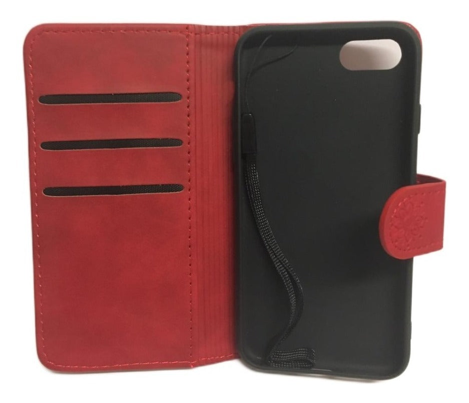 Funda Cuero Tipo Billetera Para  iPhone 7/8/se2020