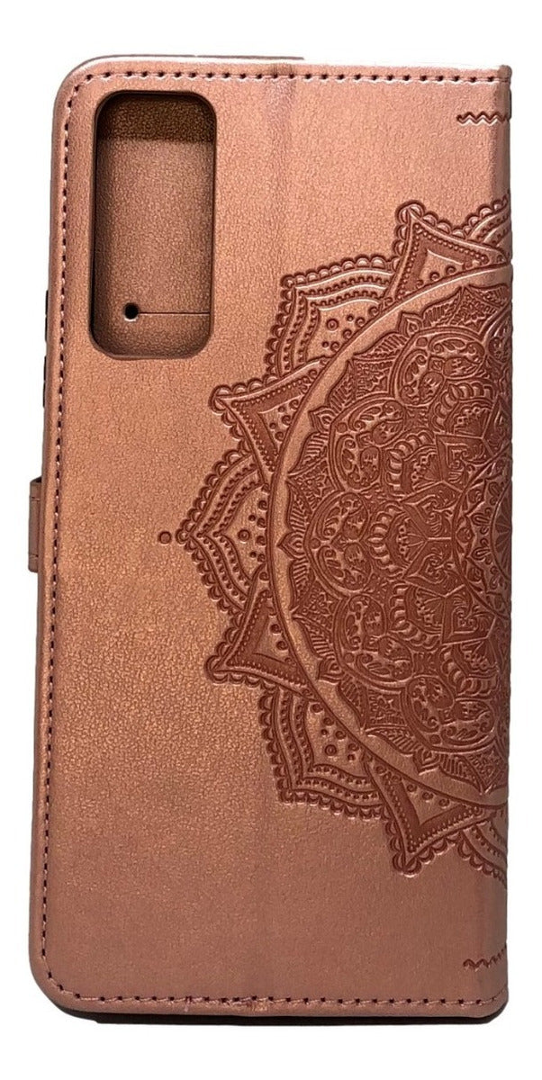 Para Vivo Y51, Funda De Cuero Tipo Billetera C/ Tarjetero