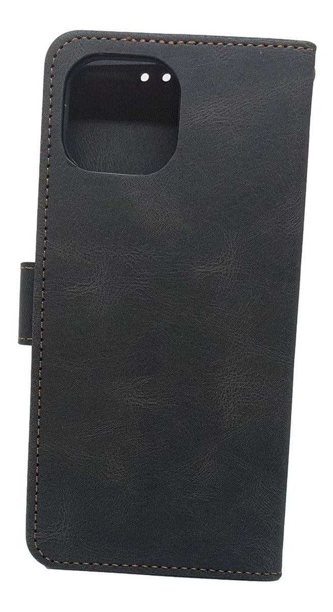 Para iPhone 12 / 12 Pro Funda Cuero Tipo Billetera Elegante