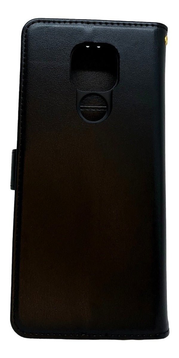 Motorola E7 Plus - Funda Billetera Cuero C/tarjetero