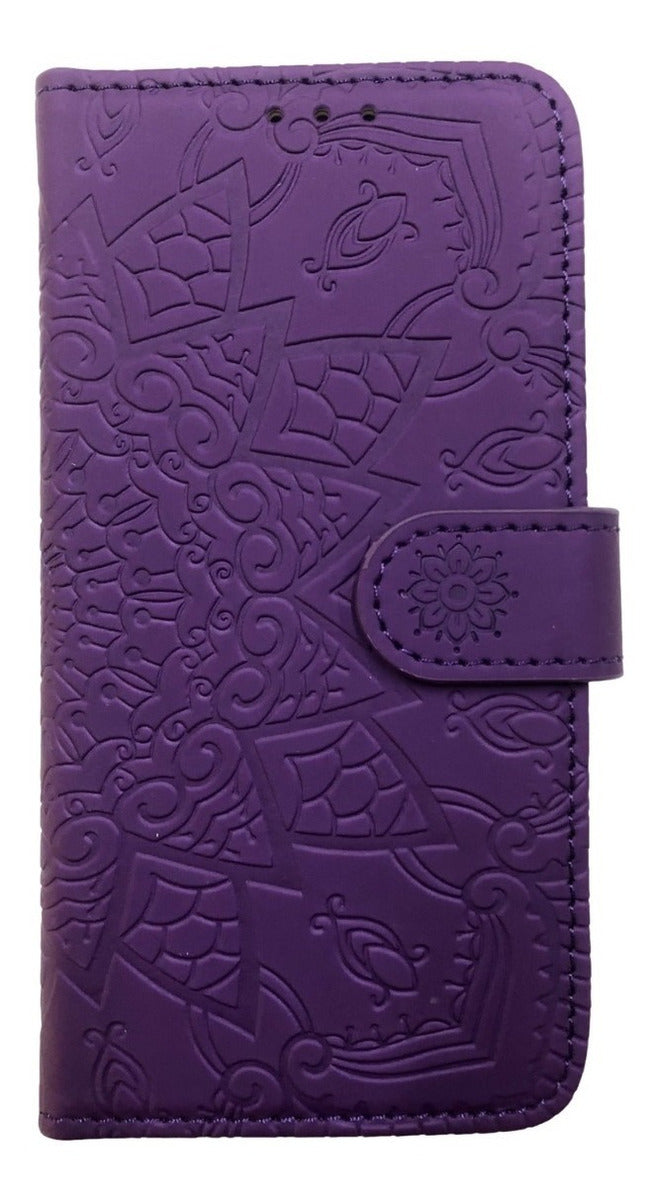 Carcasa Para Samsung A73 Cuero Billetera Mandala