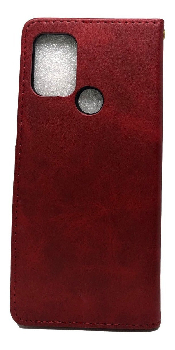 Motorola G10 / G20 / G30, Funda De Cuero Tipo Billetera