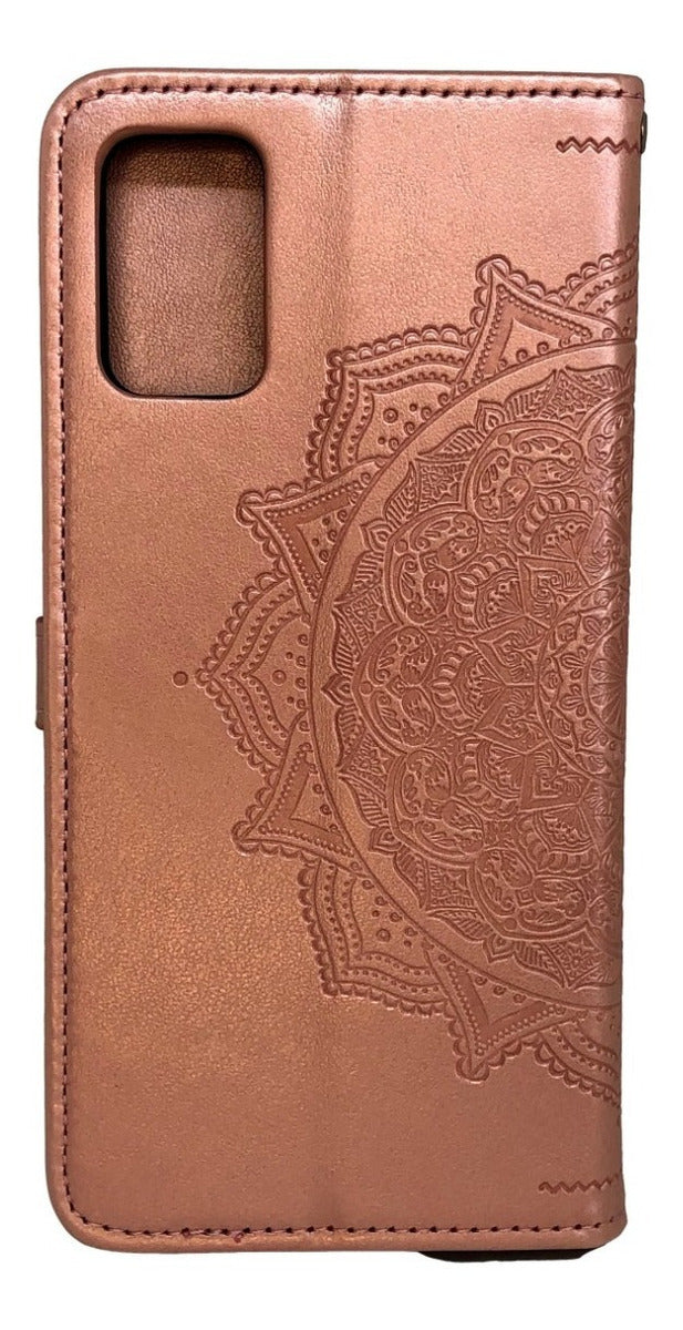 Para Samsung A03s, Funda De Cuero Tipo Billetera Mandala