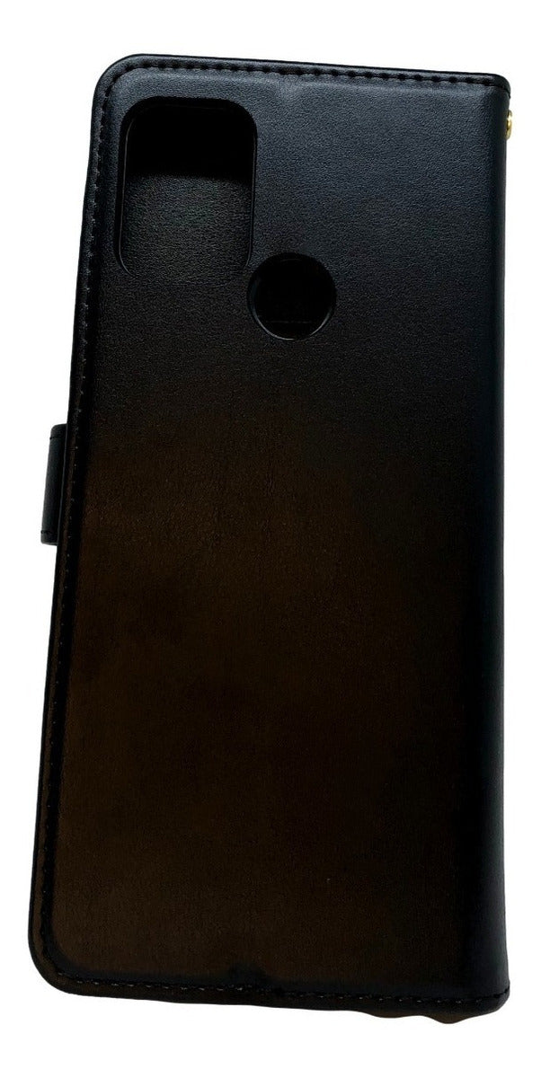 Motorola G10 / G20 / G30, Funda De Cuero Tipo Billetera