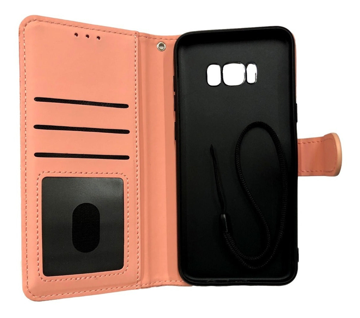 Carcasa Cuero Billetera Para Samsung S8+ Mandala Colores