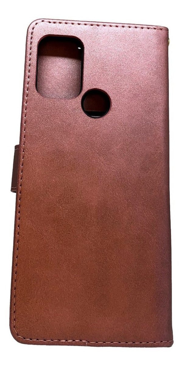 Motorola G10 / G20 / G30, Funda De Cuero Tipo Billetera