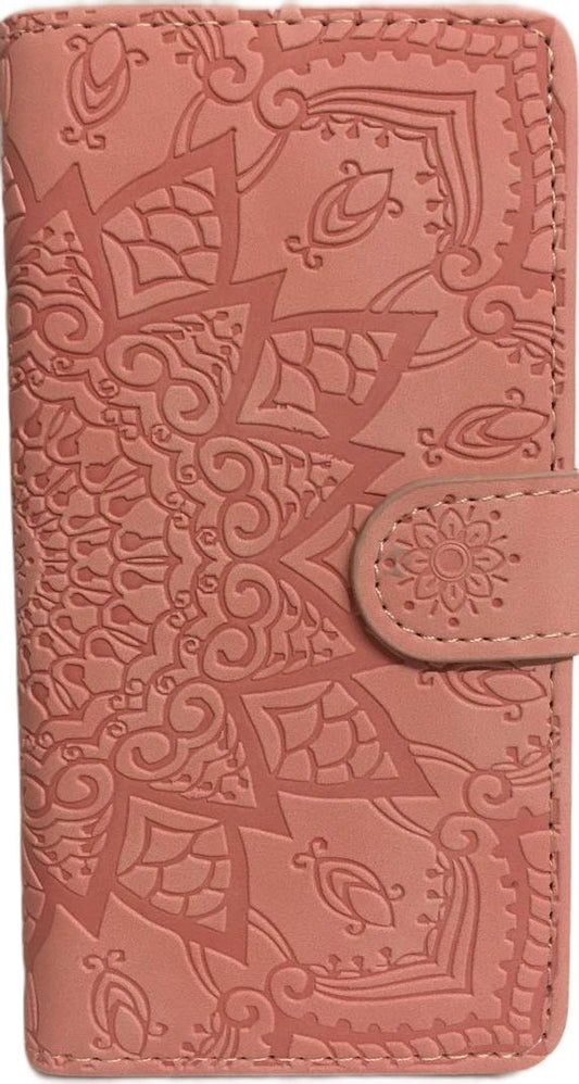 Carcasa Cuero Billetera Para Samsung A23 Mandala Colores