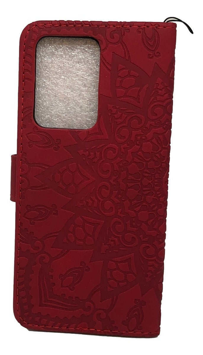 Para Samsung S20 Ultra, Funda De Cuero Tipo Billetera