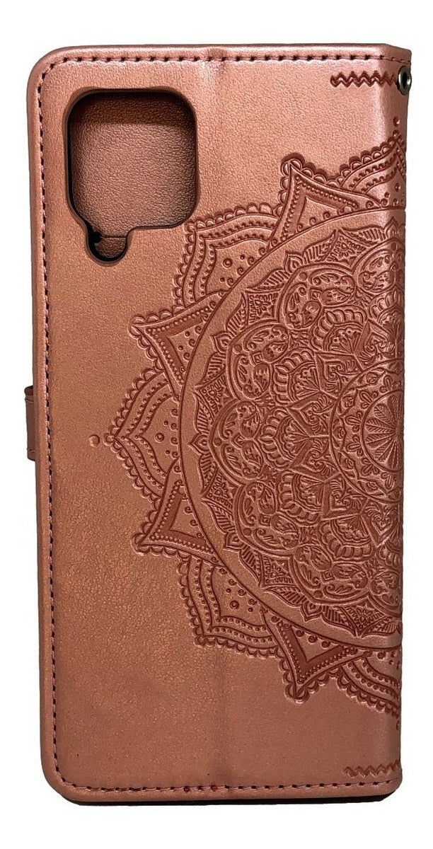 Para Samsung M32 4g, Funda De Cuero Tipo Billetera Mandala