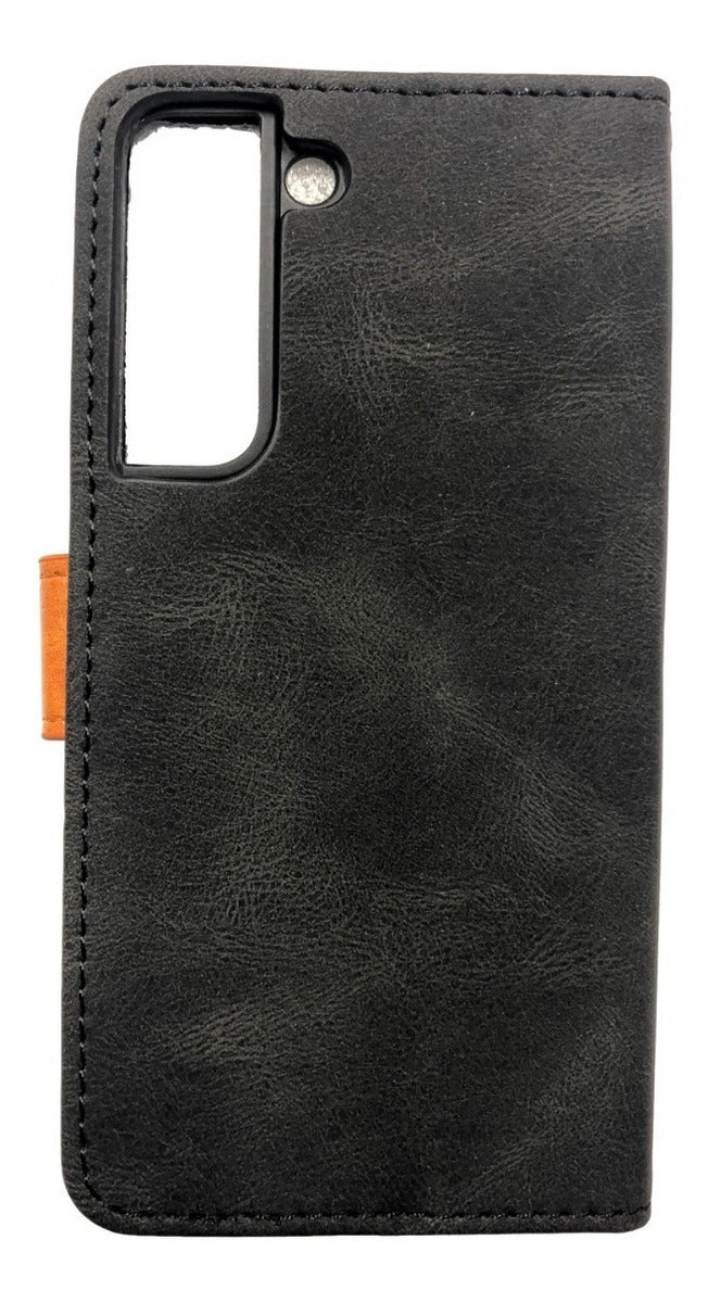 Para Samsung S22 Funda De Cuero Tipo Billetera