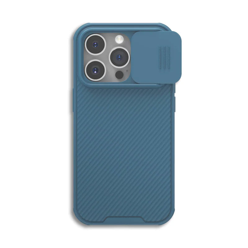 Para iPhone 14 Pro Max Carcasa Nillkin Camshield Pro - Azul