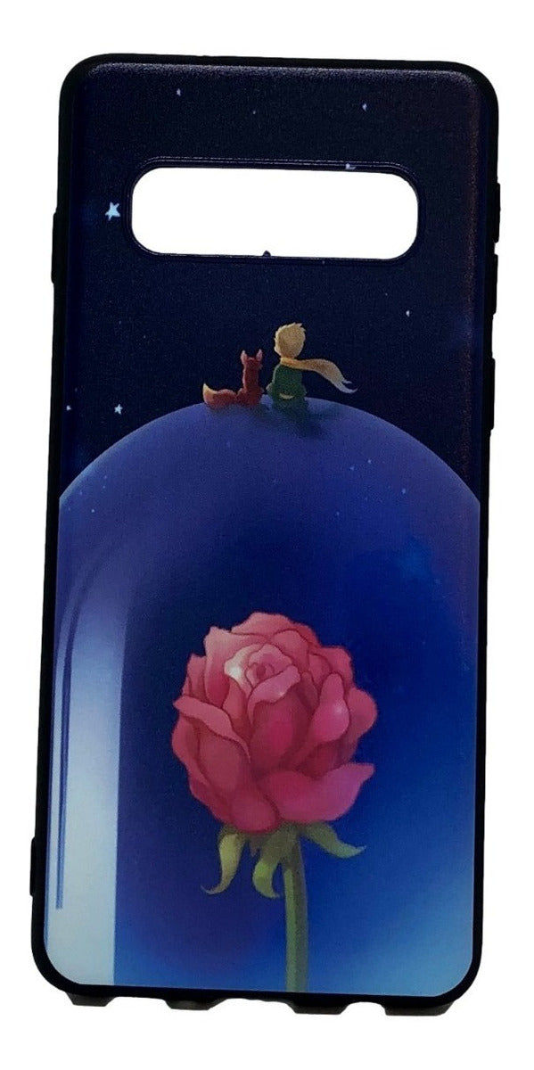 Para Samsung S10 - Carcasa Silicona - El Principito - Rosa