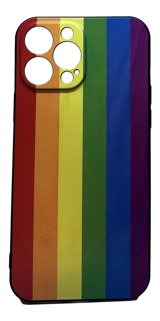 Para iPhone 13 Pro Max -  Carcasa Silicona - Arcoiris