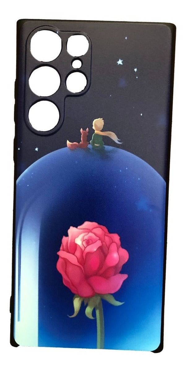 Para Samsung S22 Ultra- Carcasa - El Principito Y La Rosa