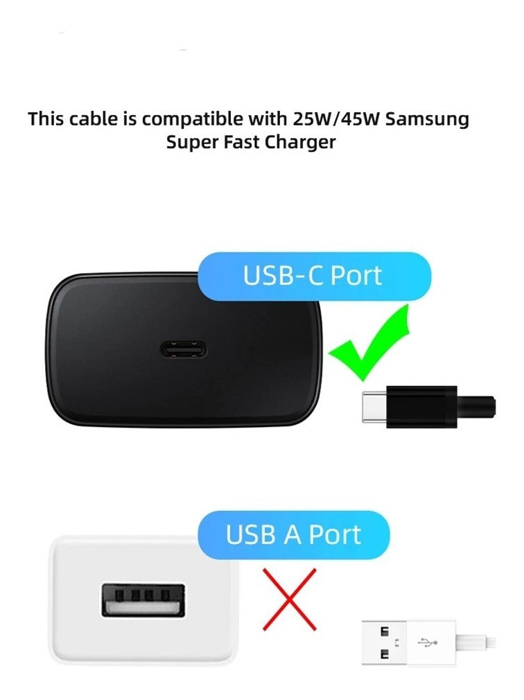 Cable Usb Tipo C - Tipo C Entrada Datos Y Carga Rápida