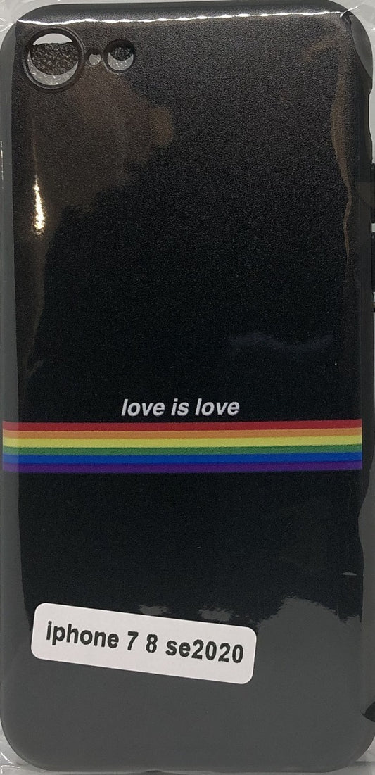 Para iPhone 7 / 8 / Se2020 - Carcasa Silicona - Love Is Love