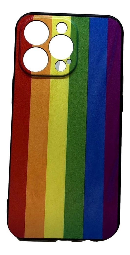 Para iPhone 13 Pro -  Carcasa Silicona - Arcoiris