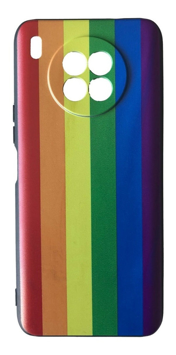 Para Huawei Nova 8i Carcasa Silicona - Arcoiris