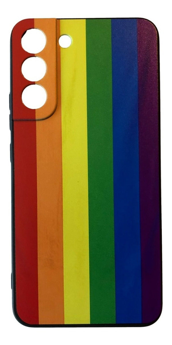 Para Samsung S22+ - Carcasa Silicona - Arcoiris