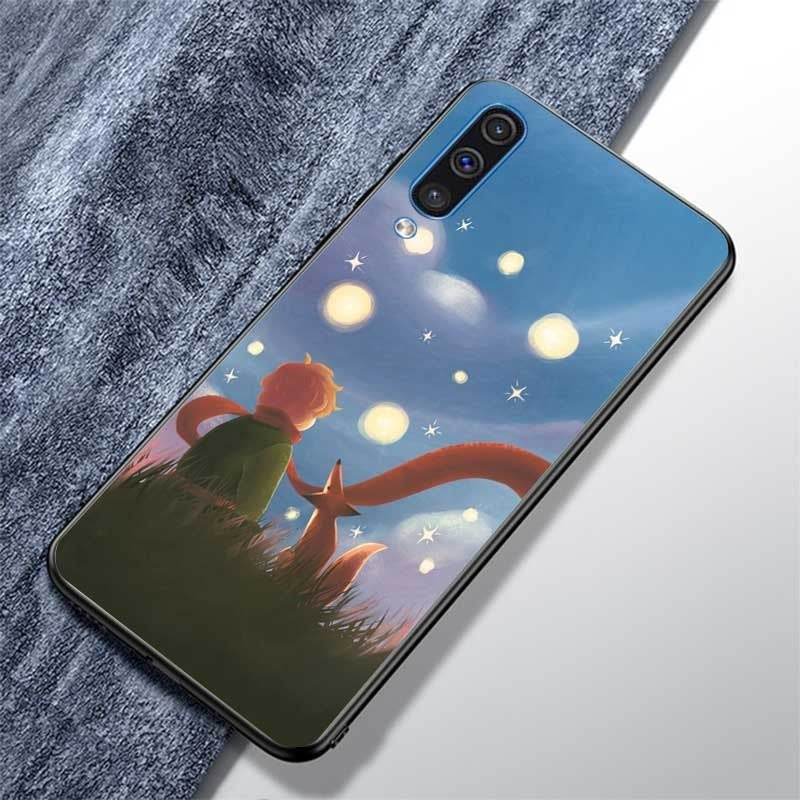 Carcasa Silicona Samsung A70- El Principito - Estrellas