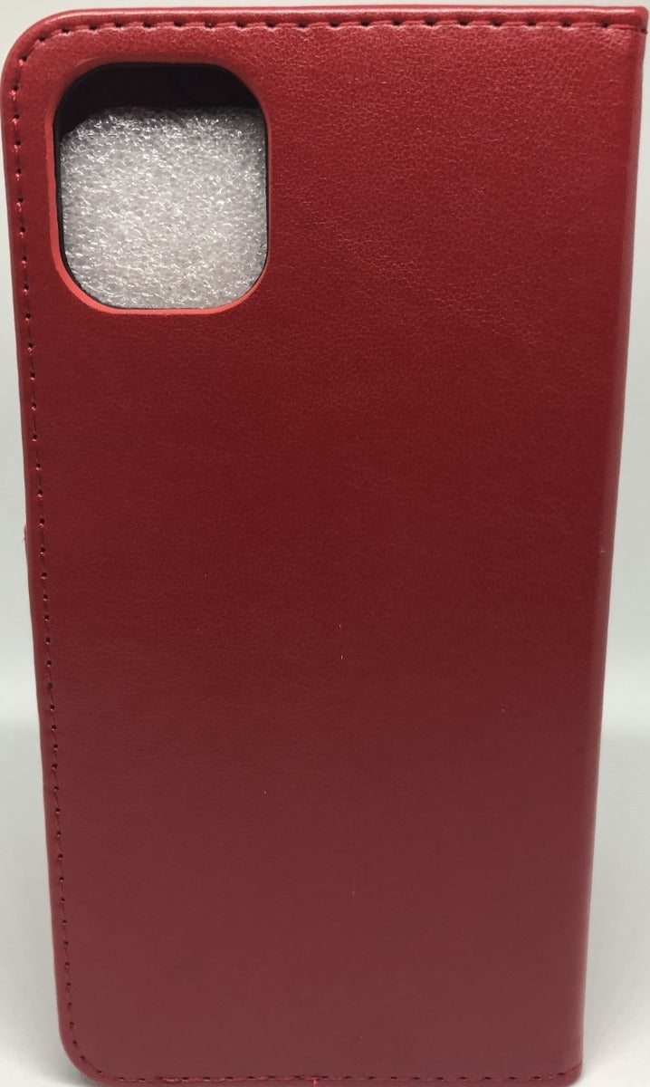 Para iPhone 11 - Rosas, Funda De Cuero Tipo Billetera