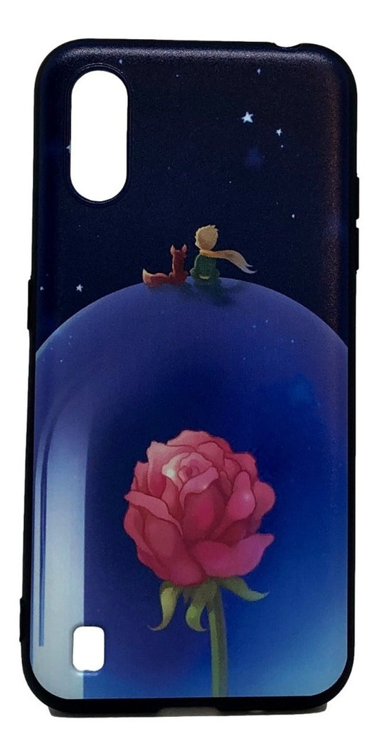 Para Samsung A01 - Carcasa - El Principito Y La Rosa