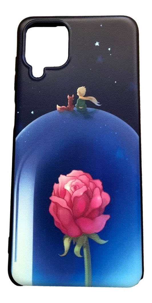 Para Samsung A12 - Carcasa El Principito Y La Rosa