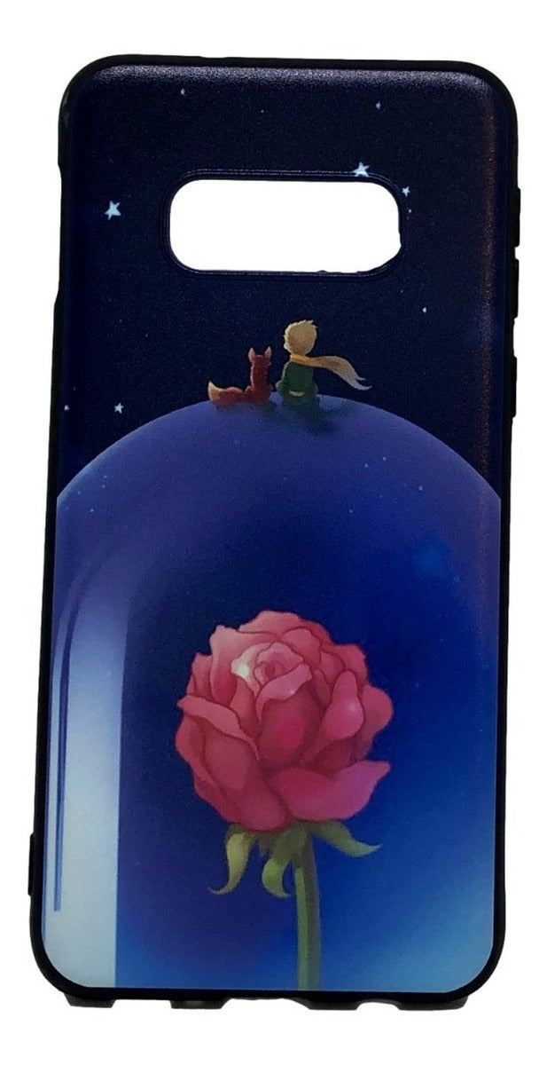 Samsung S10e - Carcasa Silicona - El Principito - Rosa