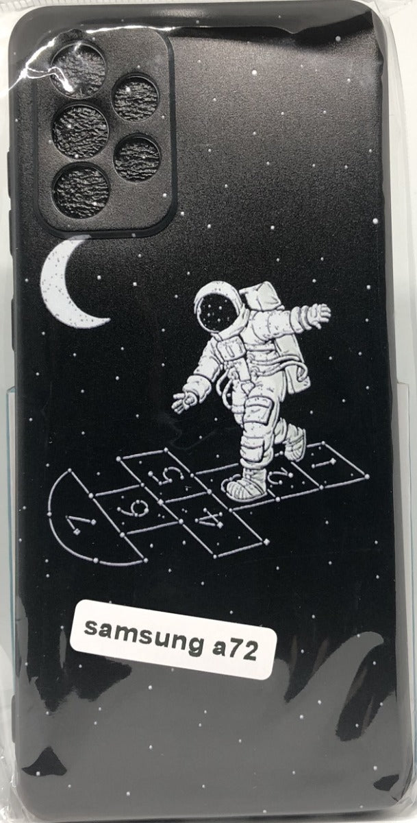 Para Samsung A72 - Carcasa Silicona - Astronauta