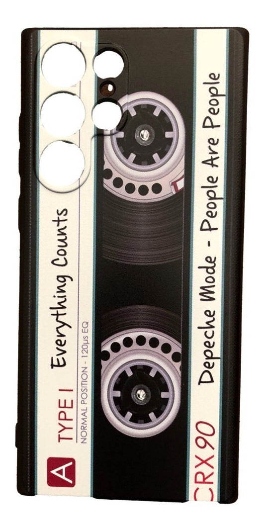 Para Samsung S22 Ultra - Carcasa - Retro Cassette