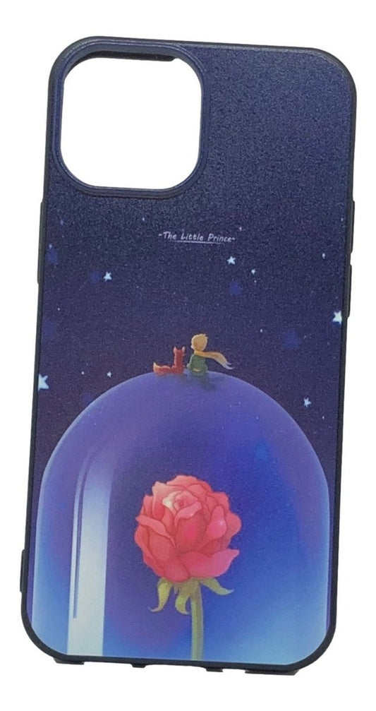 Carcasa Para iPhone 13 Mini El Principito Y La Rosa