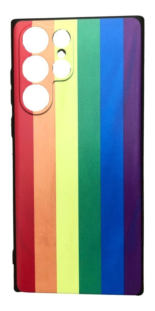 Para Samsung S22 Ultra - Carcasa Silicona - Arcoiris