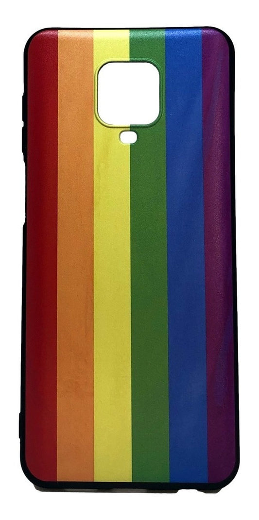 Para Xiaomi Redmi Note 9s - Carcasa Silicona - Arcoiris