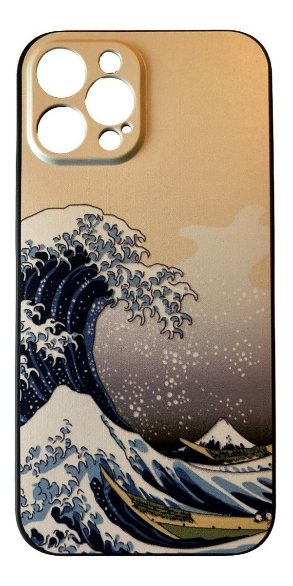 Para iPhone 12 Pro Max Carcasa Arte Japones