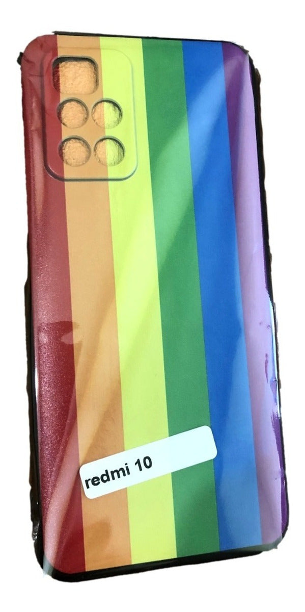 Xiaomi Redmi 10 - Carcasa Silicona - Arcoiris