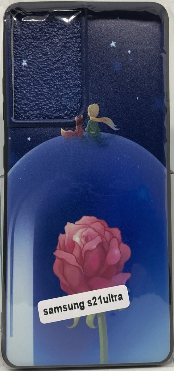 Para Samsung S21 Ultra - El Principito Y La Rosa