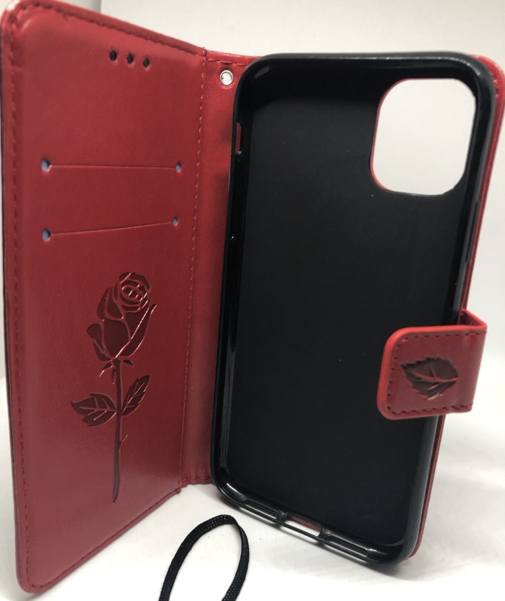 Para iPhone 7/8/se2020 - Rosas, Funda Cuero Tipo Billetera