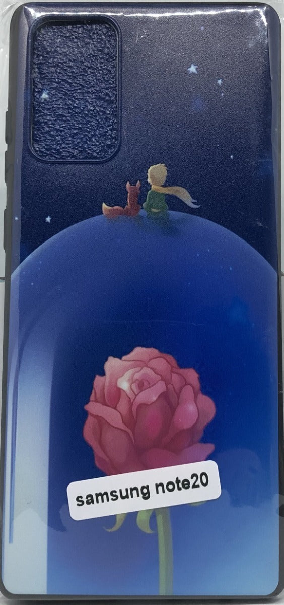 Samsung Note 20 Lite Carcasa Silicona - El Principito - Rosa