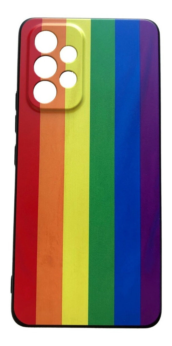 Para Samsung A53 - Carcasa Silicona - Arcoiris