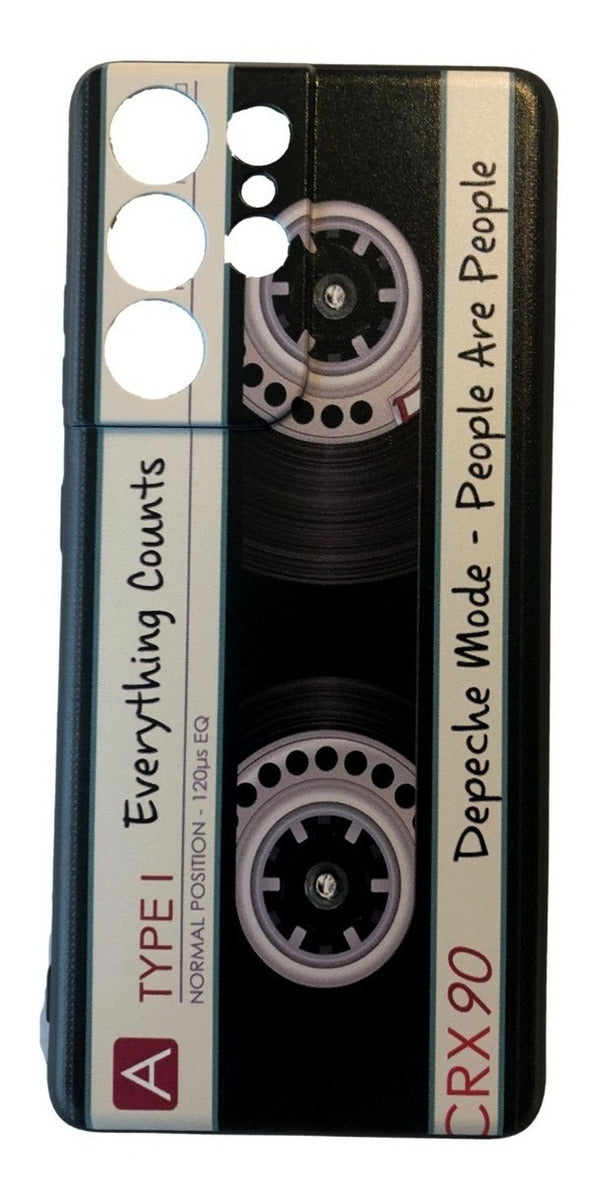 Para Samsung S21 Ultra - Carcasa - Retro Cassette